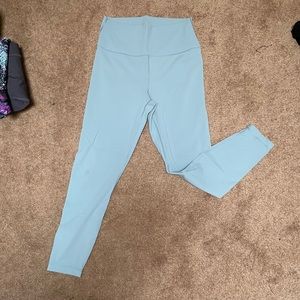 Light blue leggings